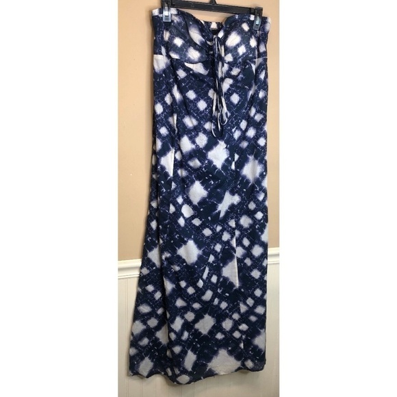 Lauren Conrad Strapless Purple Maxi Dress Size 12 NWT - Picture 1 of 5